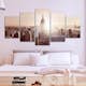 Tavla Arkiio Sun Over Manhattan Brown 5 delar