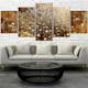 Tavla Arkiio Falling Leaves Wide 5 delar 225x100
