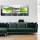 Tavla Arkiio Silver Wings Narrow Green 5 delar