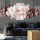 Tavla Arkiio Orchid Waterfall Wide Brown 5 delar