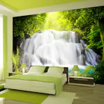 Fototapet Arkiio Självhäftande Arcadian Waterfall