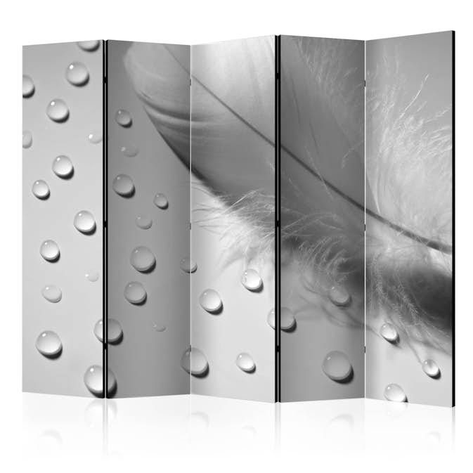 Rumsavdelare Arkiio White Feather II Grå/Vit 225x172 cm