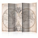 Rumsavdelare Arkiio Mappe-Monde Geo-Hydrographique 225x172 cm