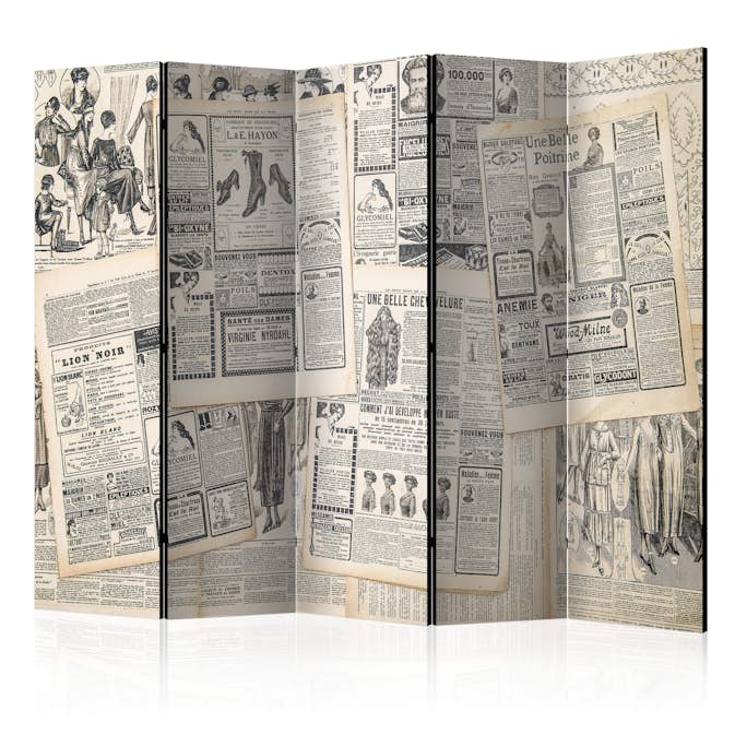 Rumsavdelare Arkiio Vintage Newspapers II 225x172 cm