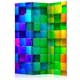 Rumsavdelare Arkiio Colourful Cubes 135x172 cm