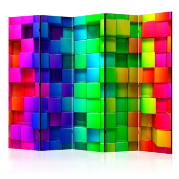 Rumsavdelare Arkiio Colourful Cubes II 225x172 cm
