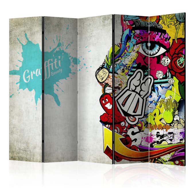 Rumsavdelare Arkiio Graffiti Beauty 225x172 cm