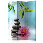 Rumsavdelare Arkiio Water Lily And Zen Stones 135x172 cm