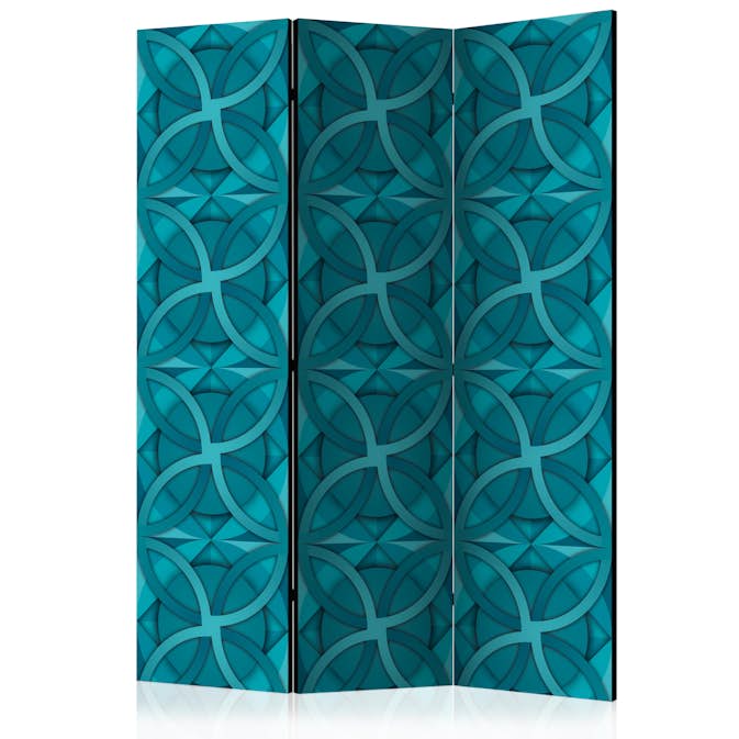 Rumsavdelare Arkiio Geometric Turquoise 135x172 cm