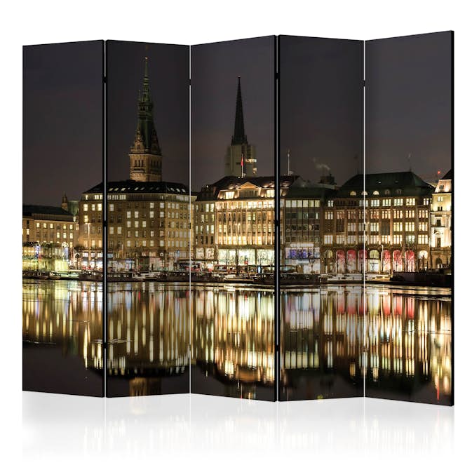 Rumsavdelare Arkiio Night in Hamburg II 225x172 cm