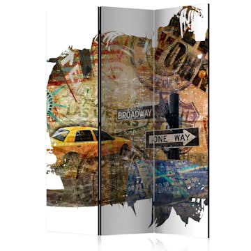 Rumsavdelare Arkiio New York Collage 135x172 cm