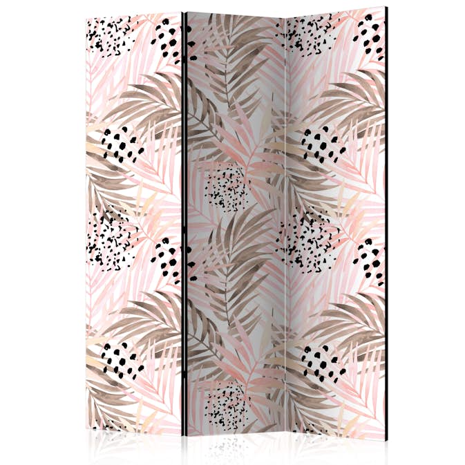 Rumsavdelare Arkiio Pink Palm Leaves 135x172 cm