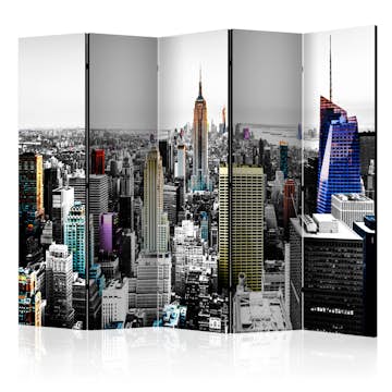 Rumsavdelare Arkiio Iridescent Skyscrapers II 225x172 cm