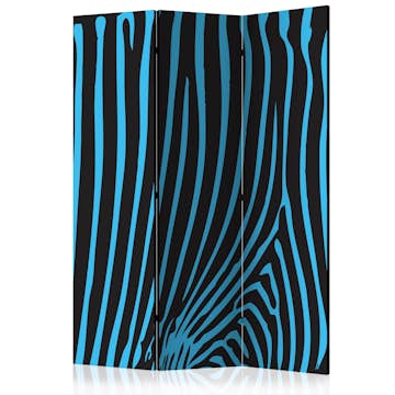 Rumsavdelare Arkiio Zebra Pattern Turquoise 135x172 cm