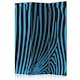 Rumsavdelare Arkiio Zebra Pattern Turquoise 135x172 cm