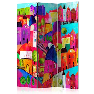 Rumsavdelare Arkiio Rainbow-Hued Town 135x172 cm