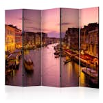 Rumsavdelare Arkiio City of Lovers Venice by Night II Violett/Brun 225x172 cm