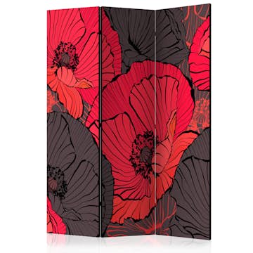 Rumsavdelare Arkiio Pleated Poppies 135x172 cm