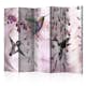 Rumsavdelare Arkiio Flying Hummingbirds Pink II 225x172 cm