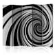 Rumsavdelare Arkiio Black and White Swirl II 225x172 cm