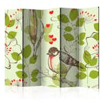 Rumsavdelare Arkiio Bird and Lilies Vintage Pattern II 225x172 cm