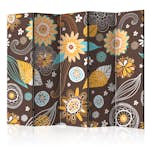 Rumsavdelare Arkiio Transparent Flowers II 225x172 cm