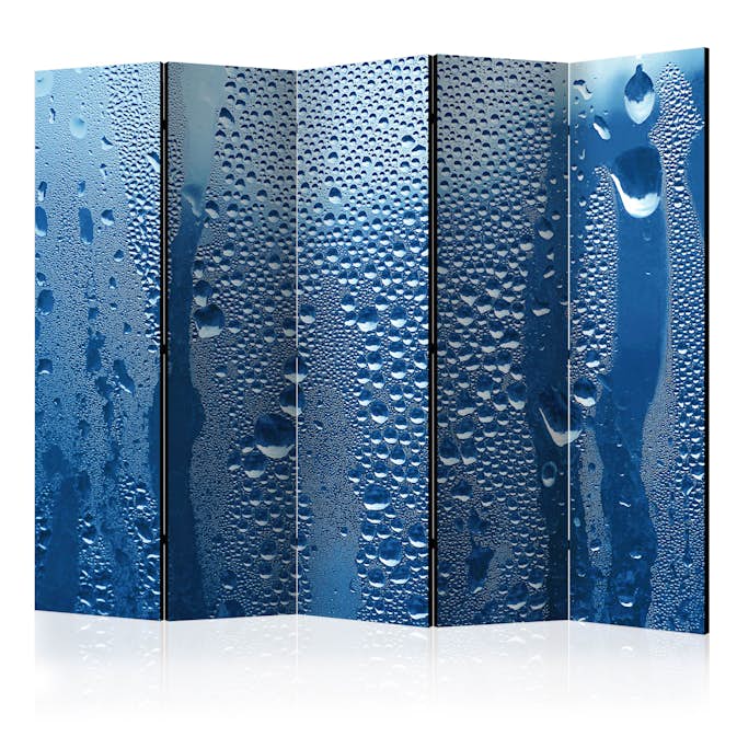Rumsavdelare Arkiio Water Drops on Blue Glass II 225x172 cm