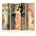 Rumsavdelare Arkiio Alphonse Mucha Women's II 225x172 cm