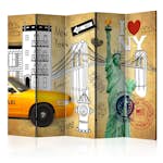 Rumsavdelare Arkiio One Way New York II 225x172 cm