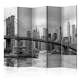 Rumsavdelare Arkiio Road to Manhattan Black and White II 225x172 cm