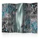 Rumsavdelare Arkiio Floral Curtain Turquoise II 225x172 cm
