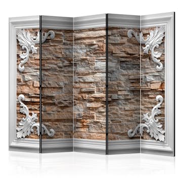 Rumsavdelare Arkiio Brick In The Frame Brown II 225x172 cm