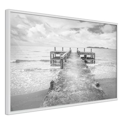 Poster Artgeist Affisch Concrete Pier