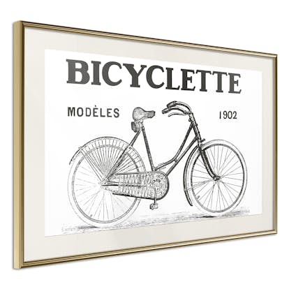 Poster Artgeist Affisch Old Bike