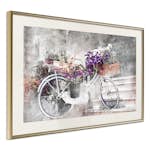 Poster Artgeist Affisch Floral Bike