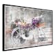 Poster Artgeist Affisch Floral Bike