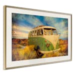 Poster Artgeist Affisch Retro Bus