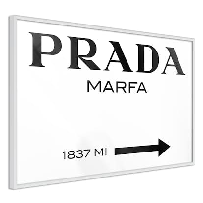 Poster Artgeist Affisch Prada Marfa