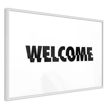 Poster Artgeist Affisch Welcome