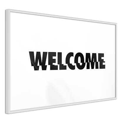 Poster Artgeist Affisch Welcome
