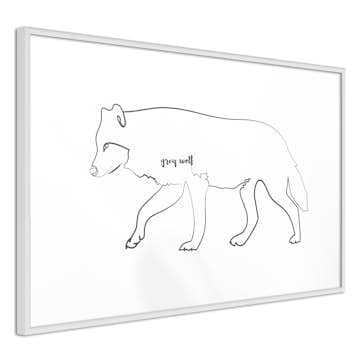 Poster Artgeist Affisch Wolf