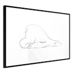 Poster Artgeist Affisch Lazy Bear