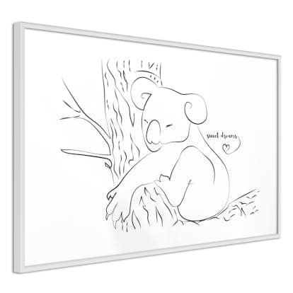 Poster Artgeist Affisch Sleepy Koala