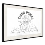 Poster Artgeist Affisch Tiger Power