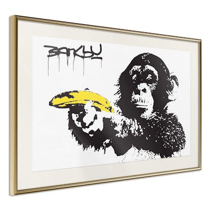 Poster Artgeist Affisch Banana Gun