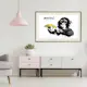 Poster Artgeist Affisch Banksy Monkey with Banana