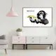 Poster Artgeist Affisch Banksy Monkey with Banana
