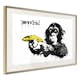 Poster Artgeist Affisch Banksy Monkey with Banana