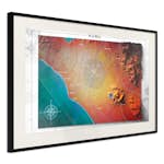 Poster Artgeist Affisch Isometric Map Rome