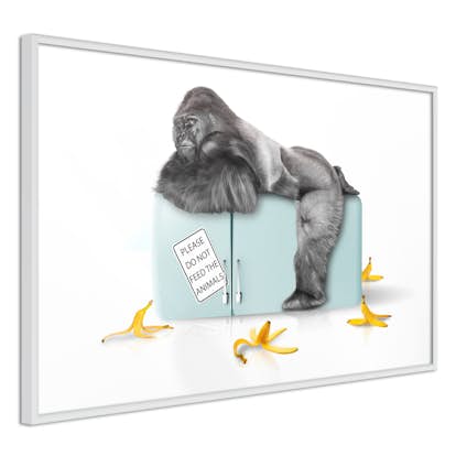 Poster Artgeist Affisch Hungry Gorilla